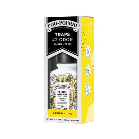 POO POURRI Poo-Pourri Citrus Scent Odor Eliminator 2 oz Liquid PP-002-CB